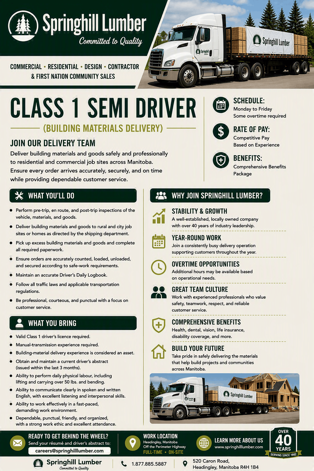 Class 1 Semi Driver
